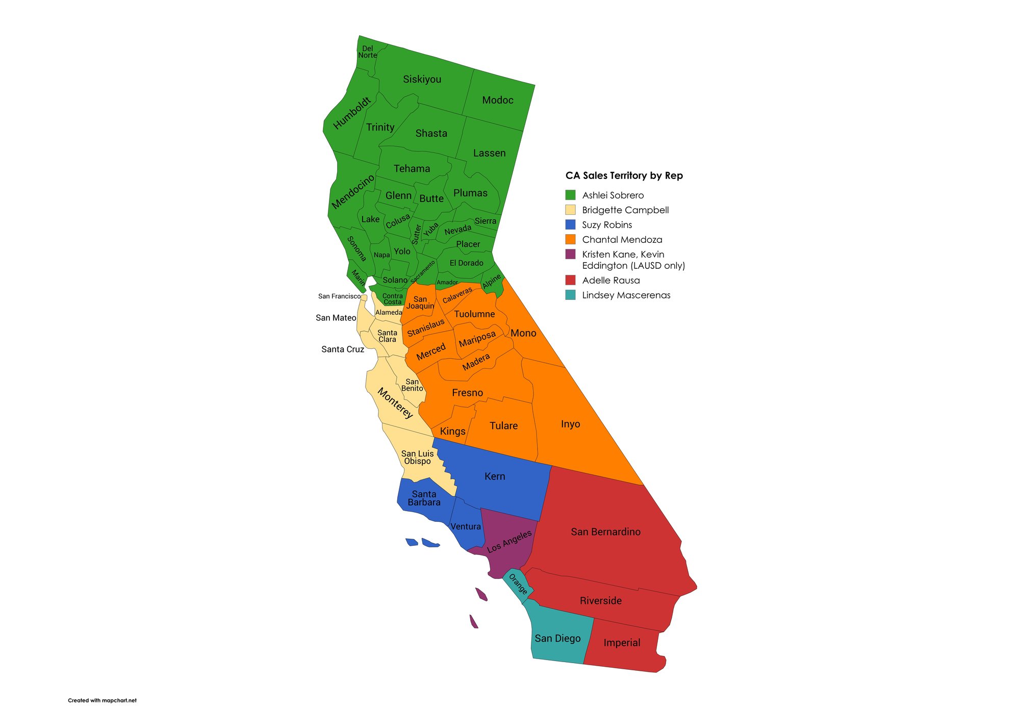 CA Sales Map 2025